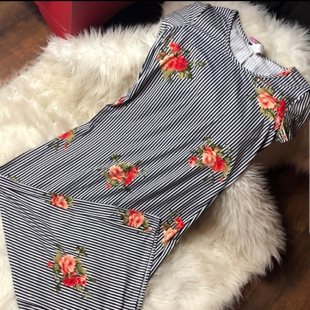 Ultra soft floral maxi dress